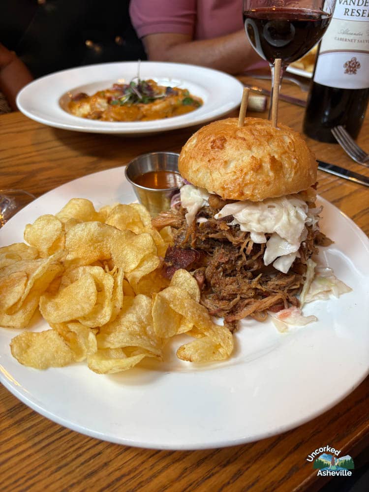 Stable Cafe BBQ pork sandwich