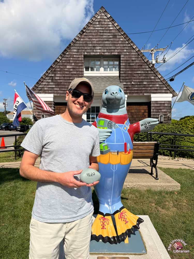 Tom at Plymouth Visitor Center