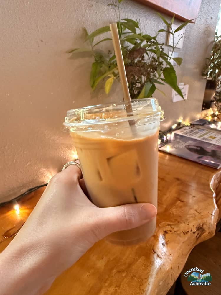 Filo iced coffee