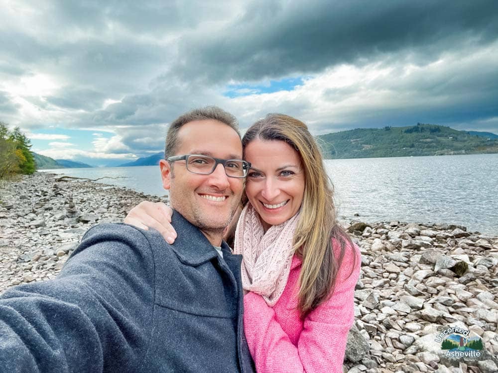 Selfie at Loch Ness Scotland