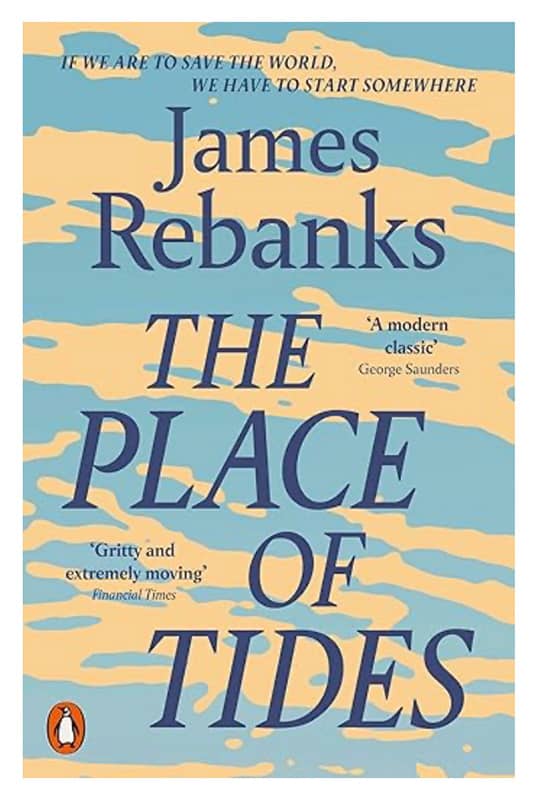 Paperback book cover with dark blue text and pale blue and cream background.