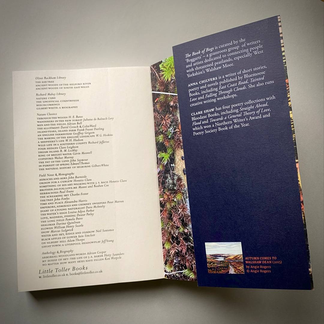 Final page and endpaper of paperback book.