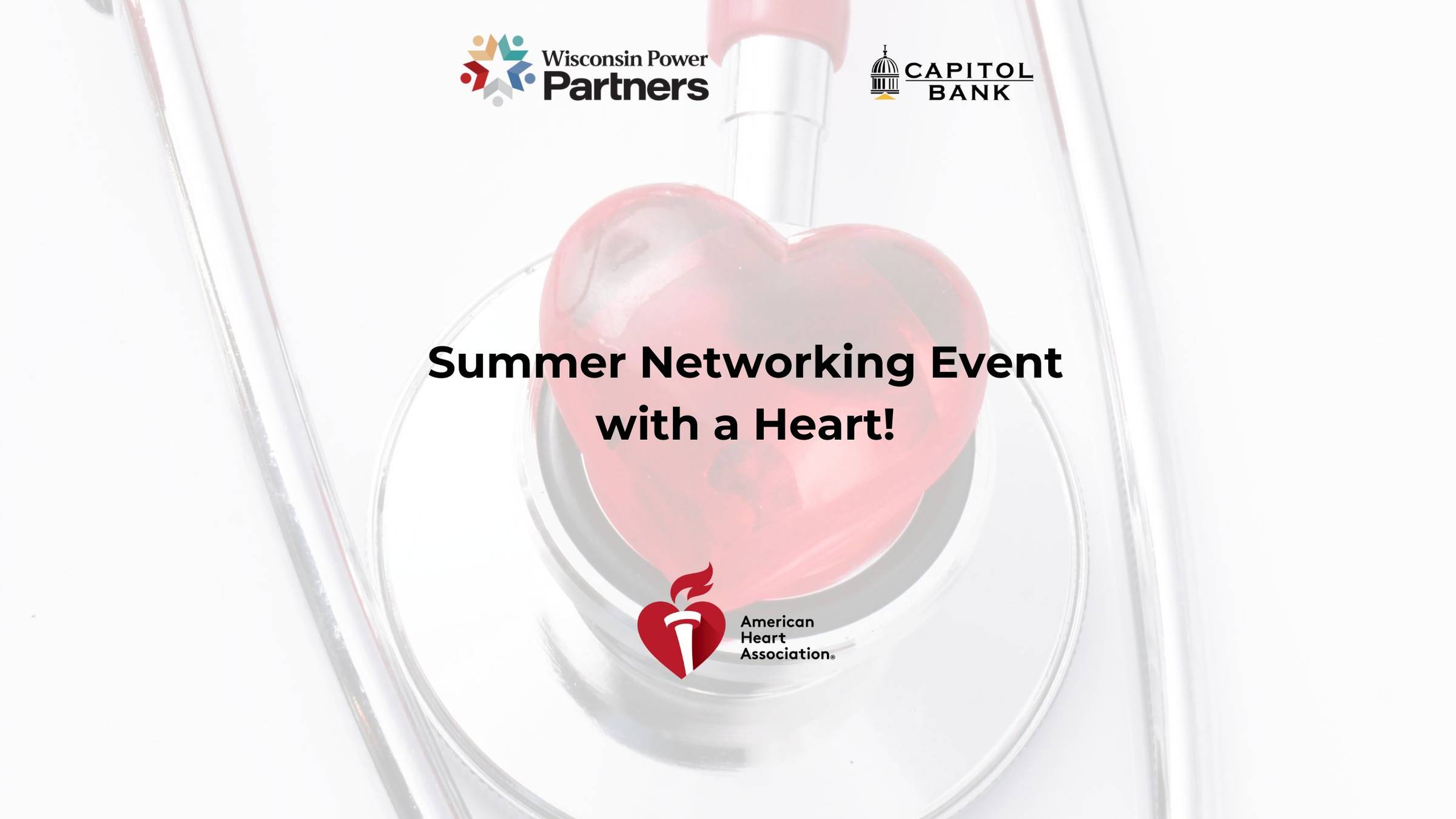 Join us for this great event with a heart!