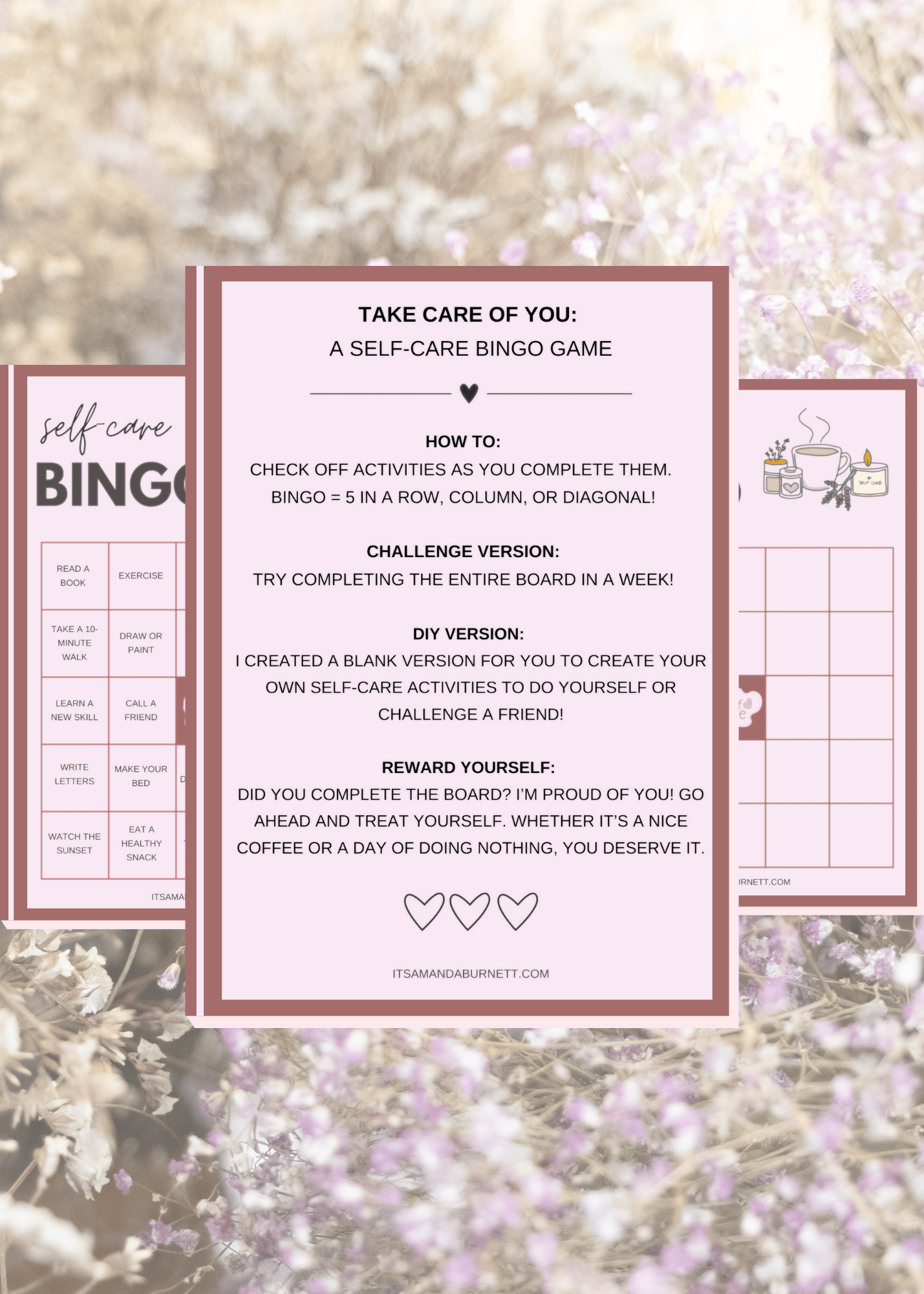 Self-Care Bingo