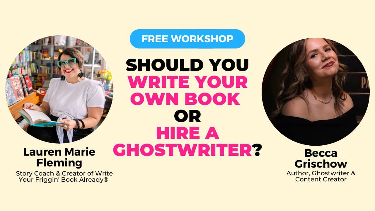 Should you hire a ghostwriter or write your own book 