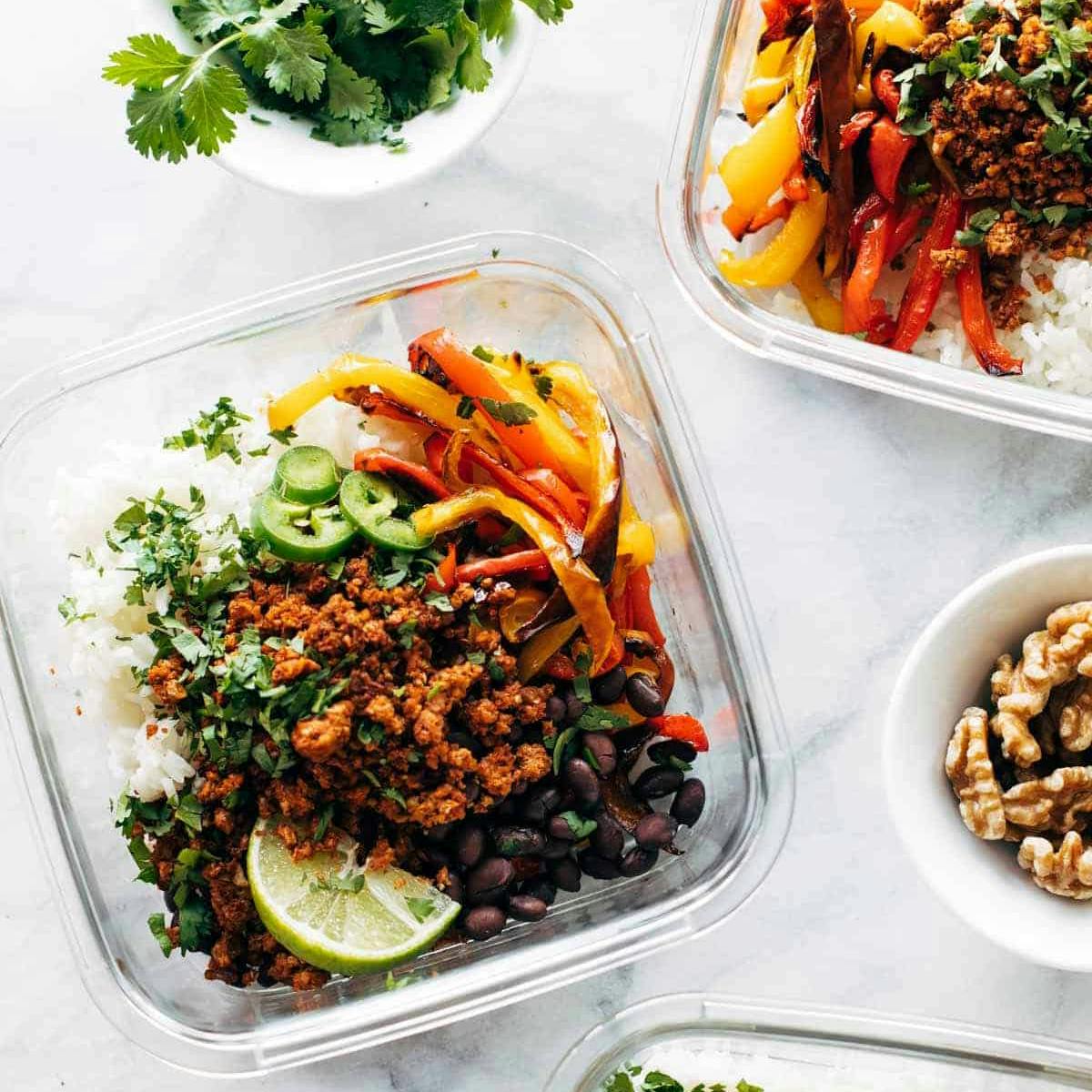 Easy Vegan Burrito Bowls