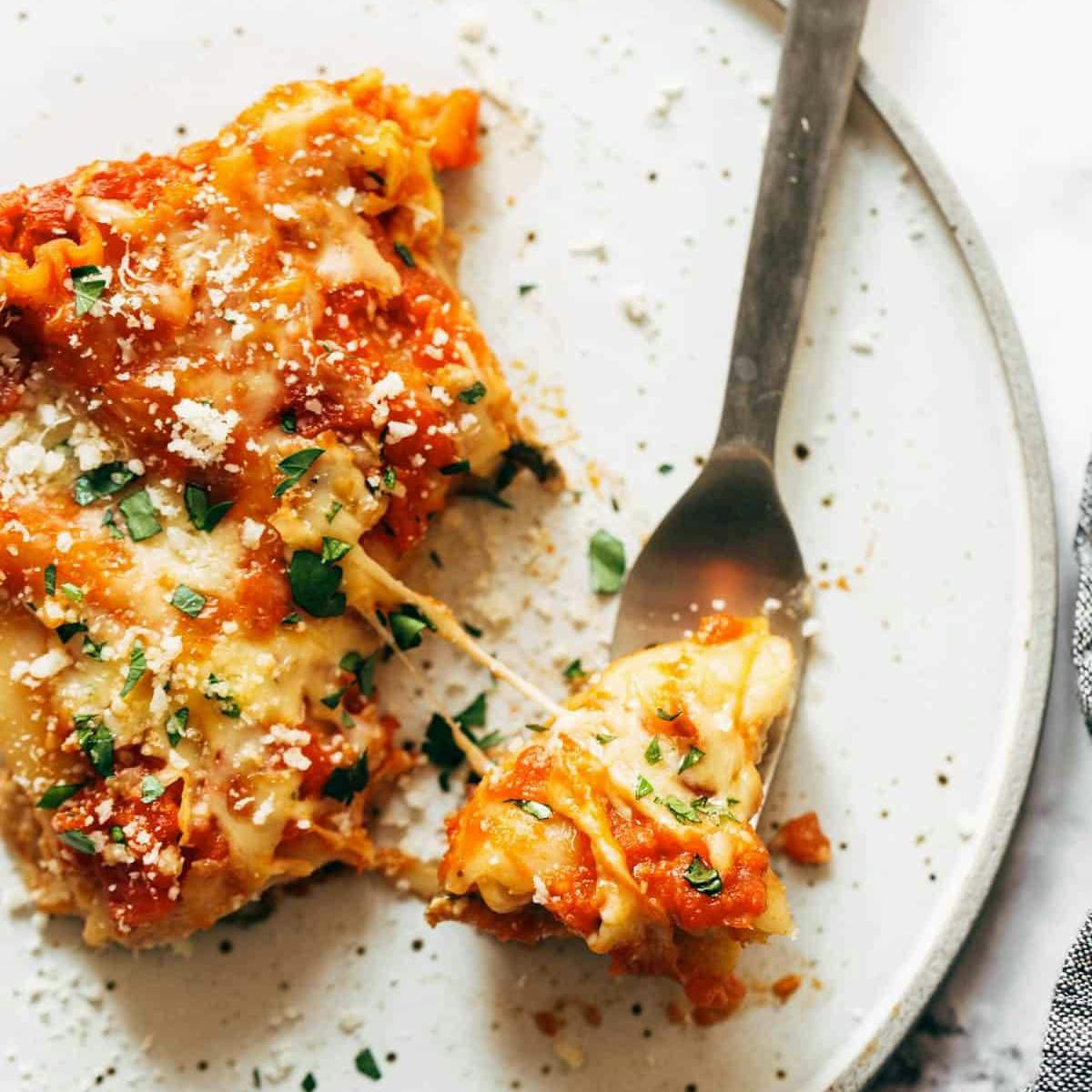 Creamy Tomato Lasagna Florentine