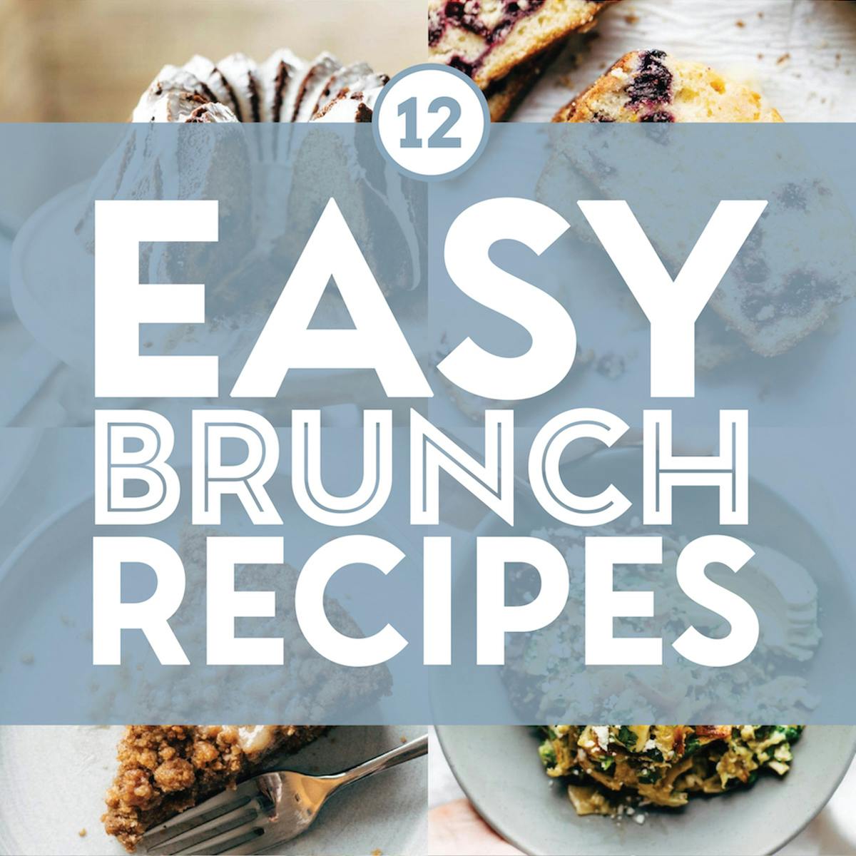 Collage of brunch recipes