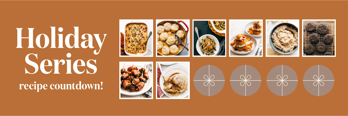 Holidays Series recipe countdown