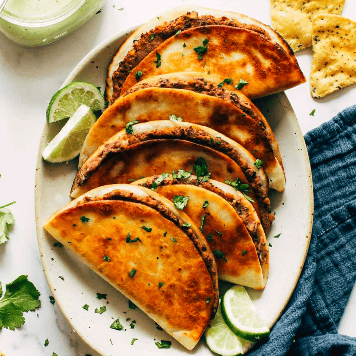 Crispy Black Bean Tacos