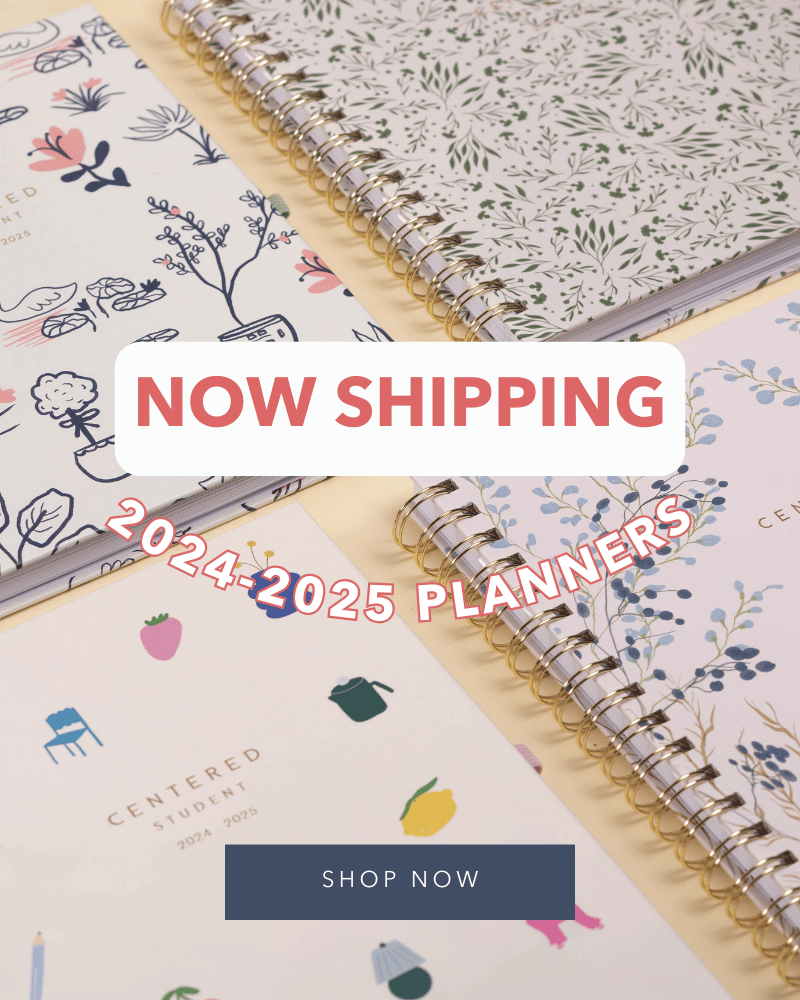 Now shipping 2024-2025 planners! Shop now