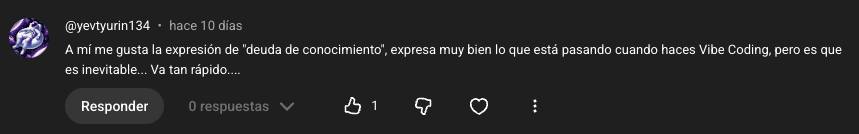 Comentario destacado de la comunidad