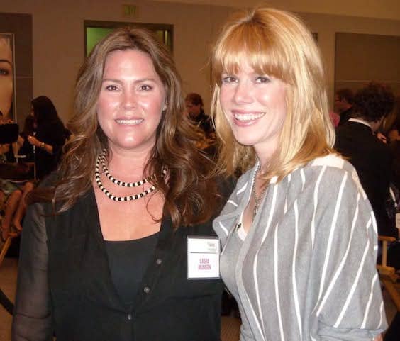 Laura Munson, author of The Wild Why (l), with TWE Host Stacey Gualandi (r) at the MORE Convention | Photo: Stacey Gualandi