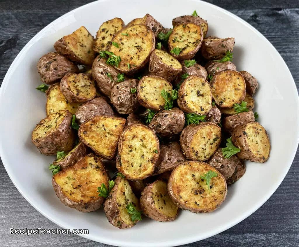 Irresistible Air Fryer Garlic Herb Roasted Potatoes