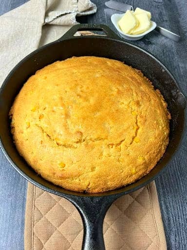 Best Damn Iron Skillet Cornbread