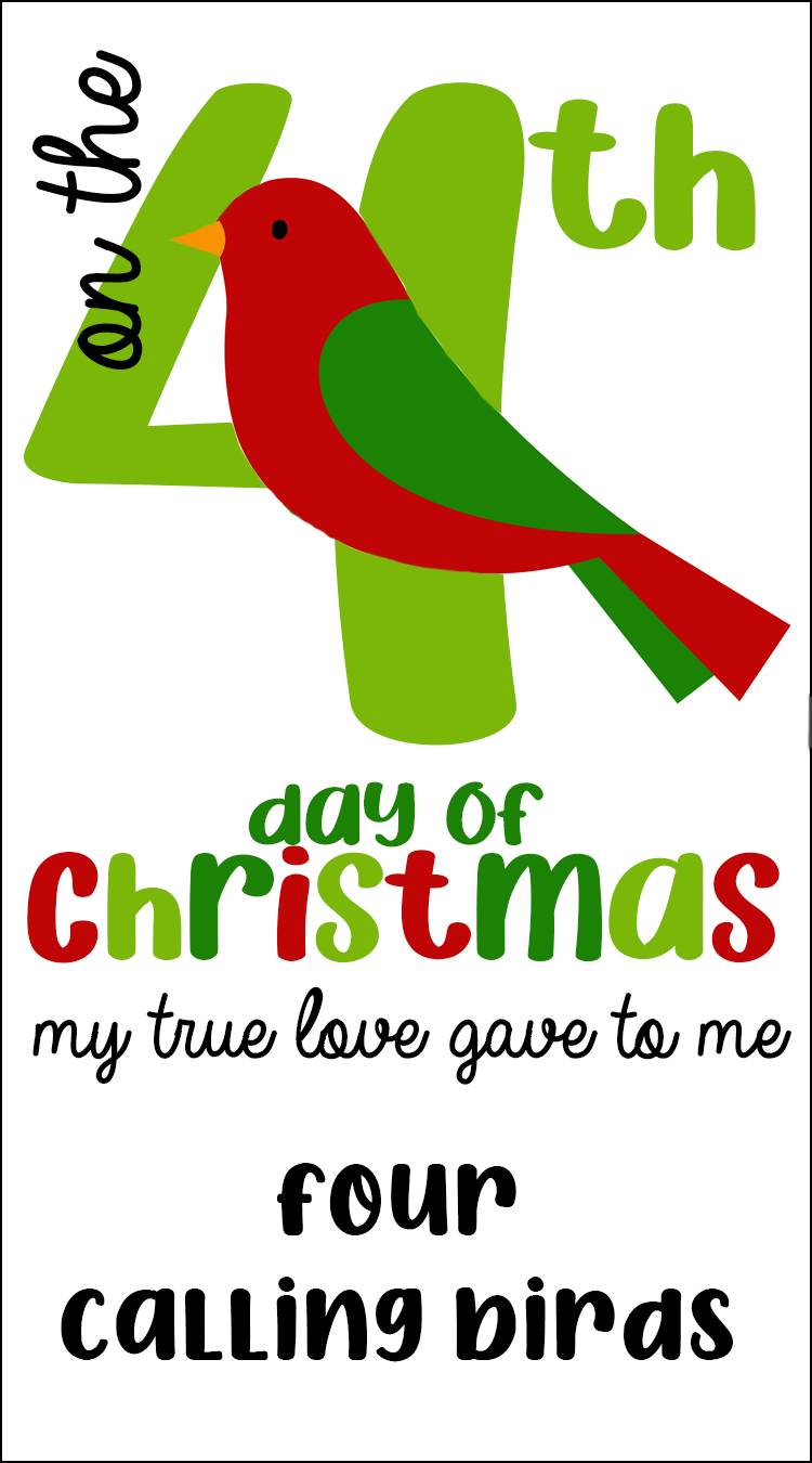 12 Days of Christmas Gift Ideas + Free Printable Tags - Overstuffed Life for Free Printable 12 Days Of Christmas Printable