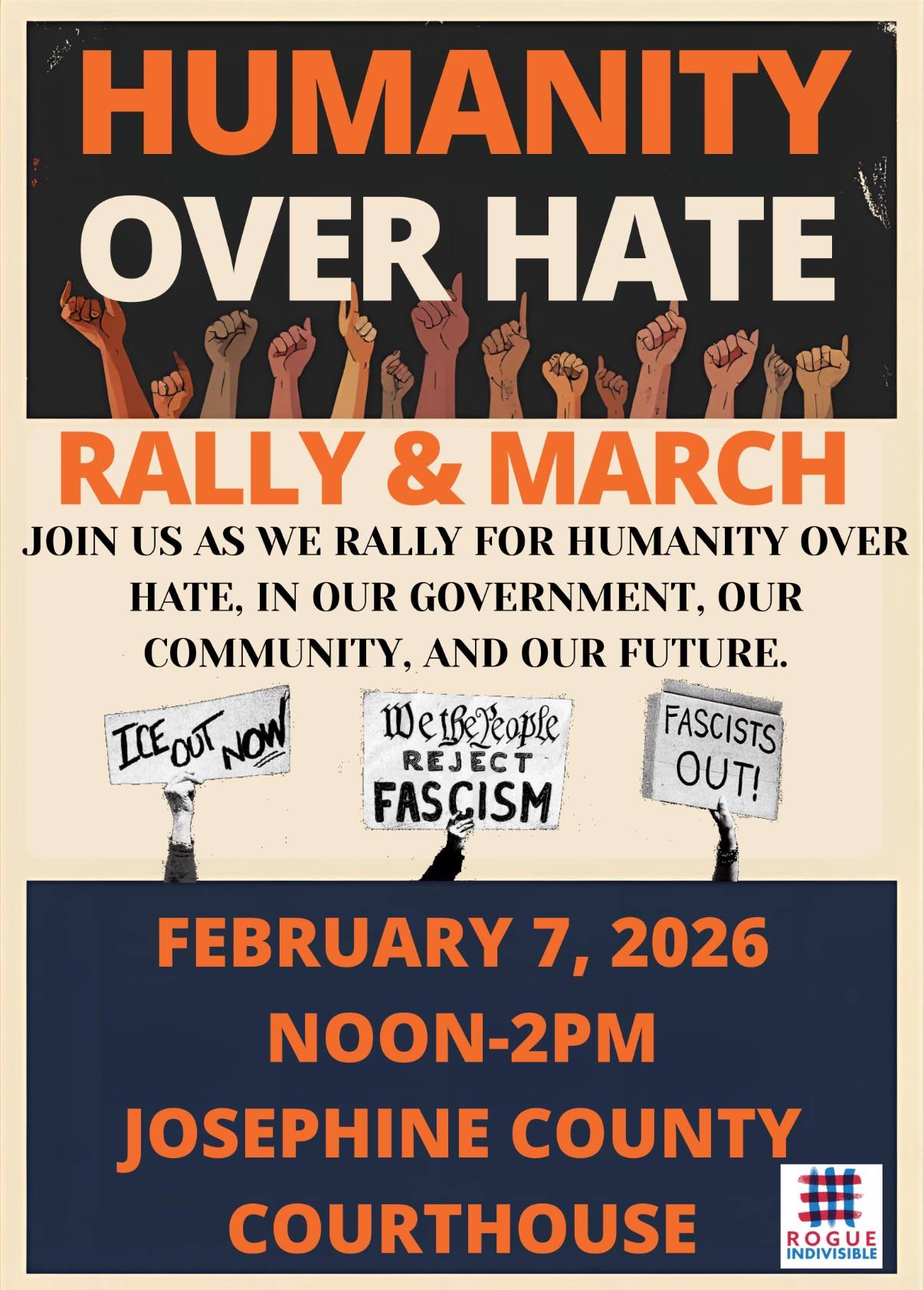 Humanity Over Hate - Rally & March