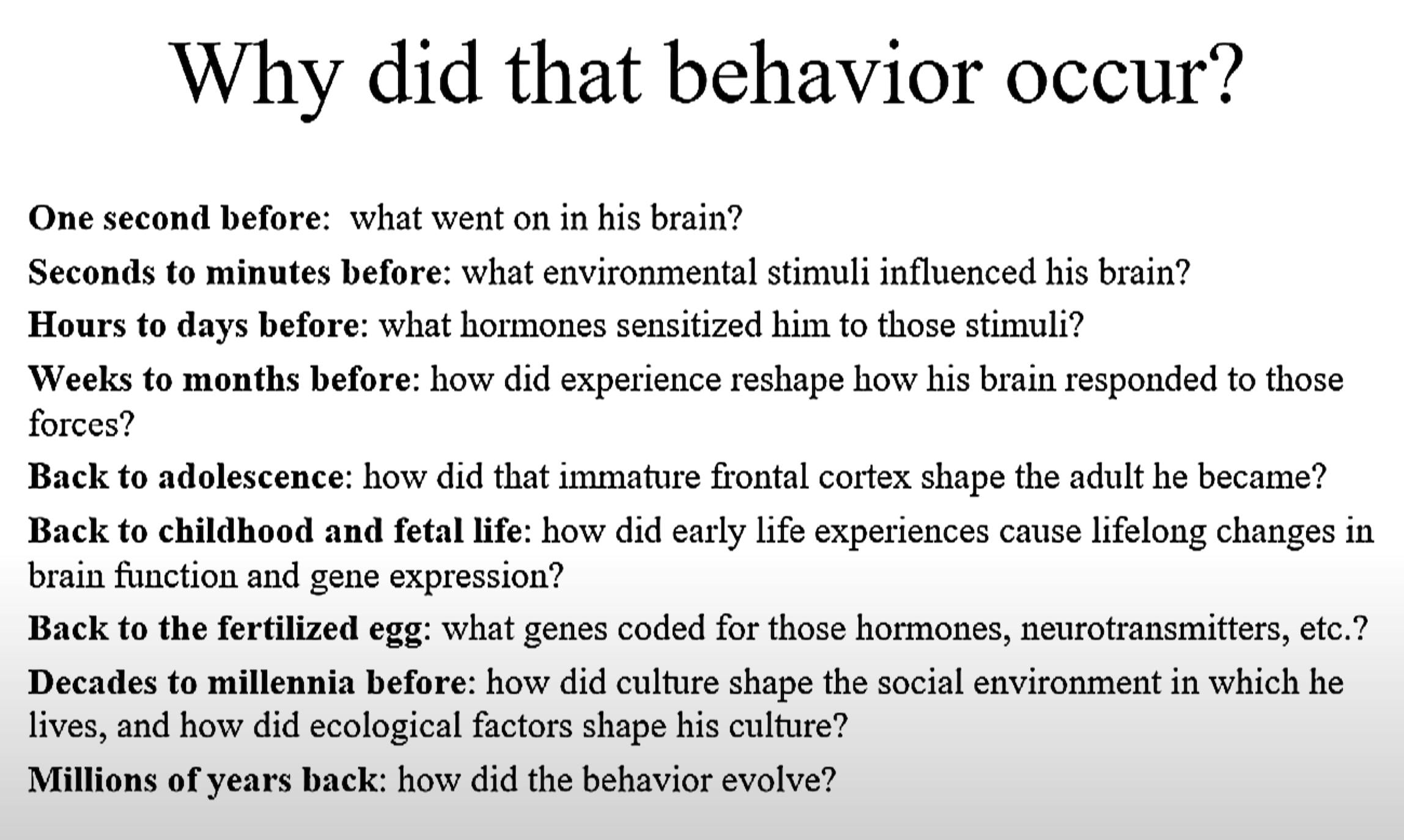 Robert Sapolsky Behavior