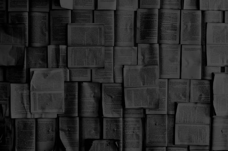 Books spread out open face (image from Unsplash)