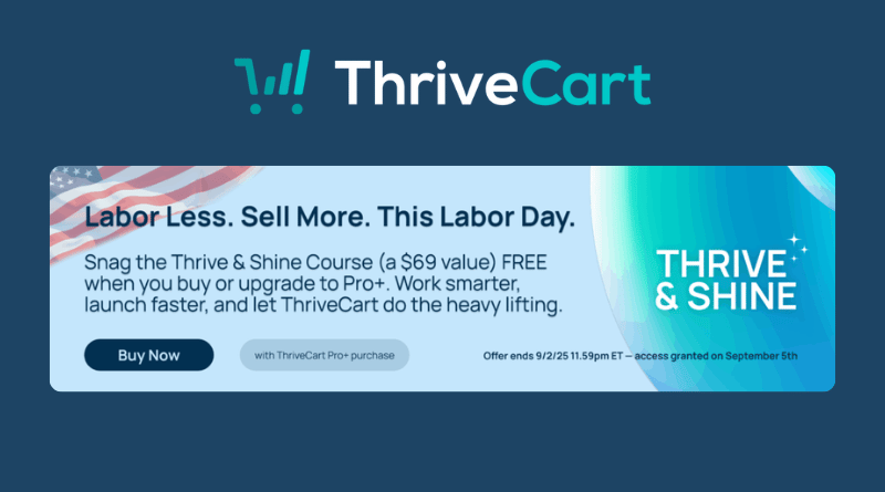 Labor day sale  thrivecart