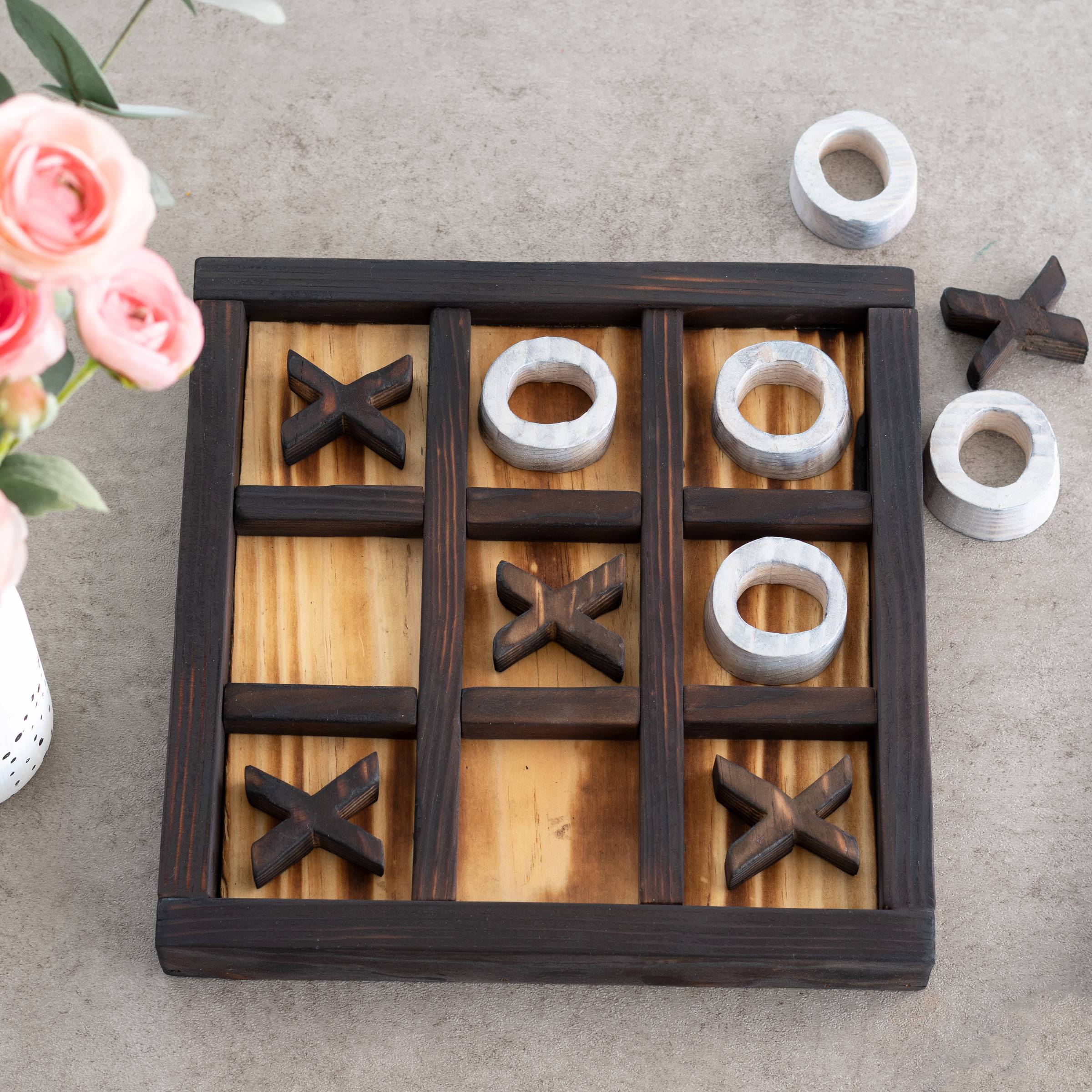 How To Make A Wooden Diy Tic Tac Toe Game Board Anika S Diy Life