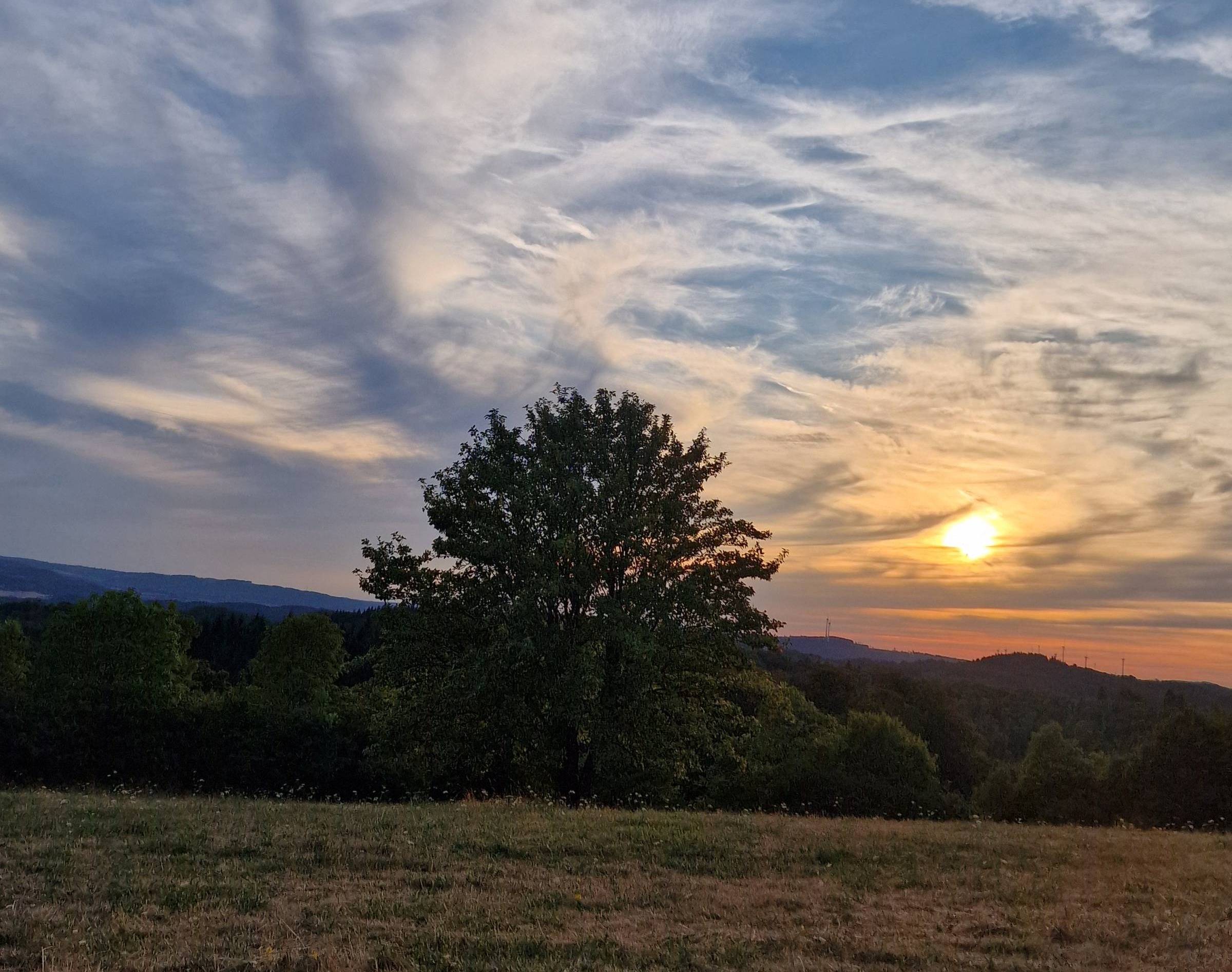 dramatic autumn skies