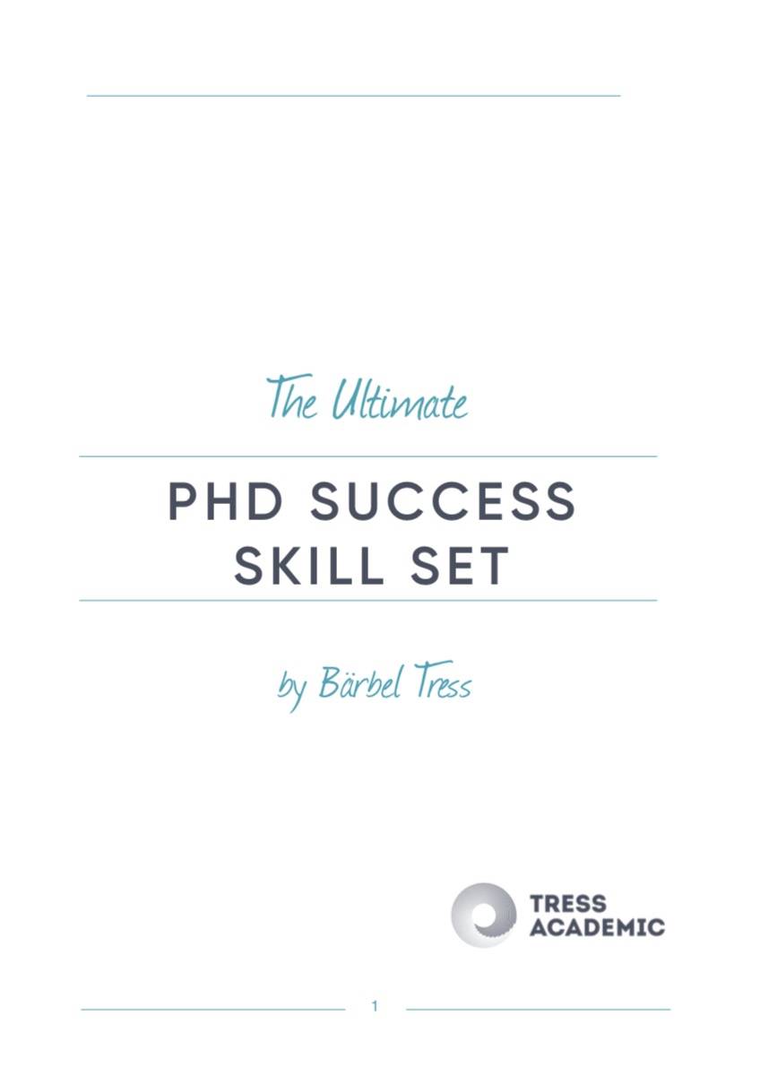 phd tips for success