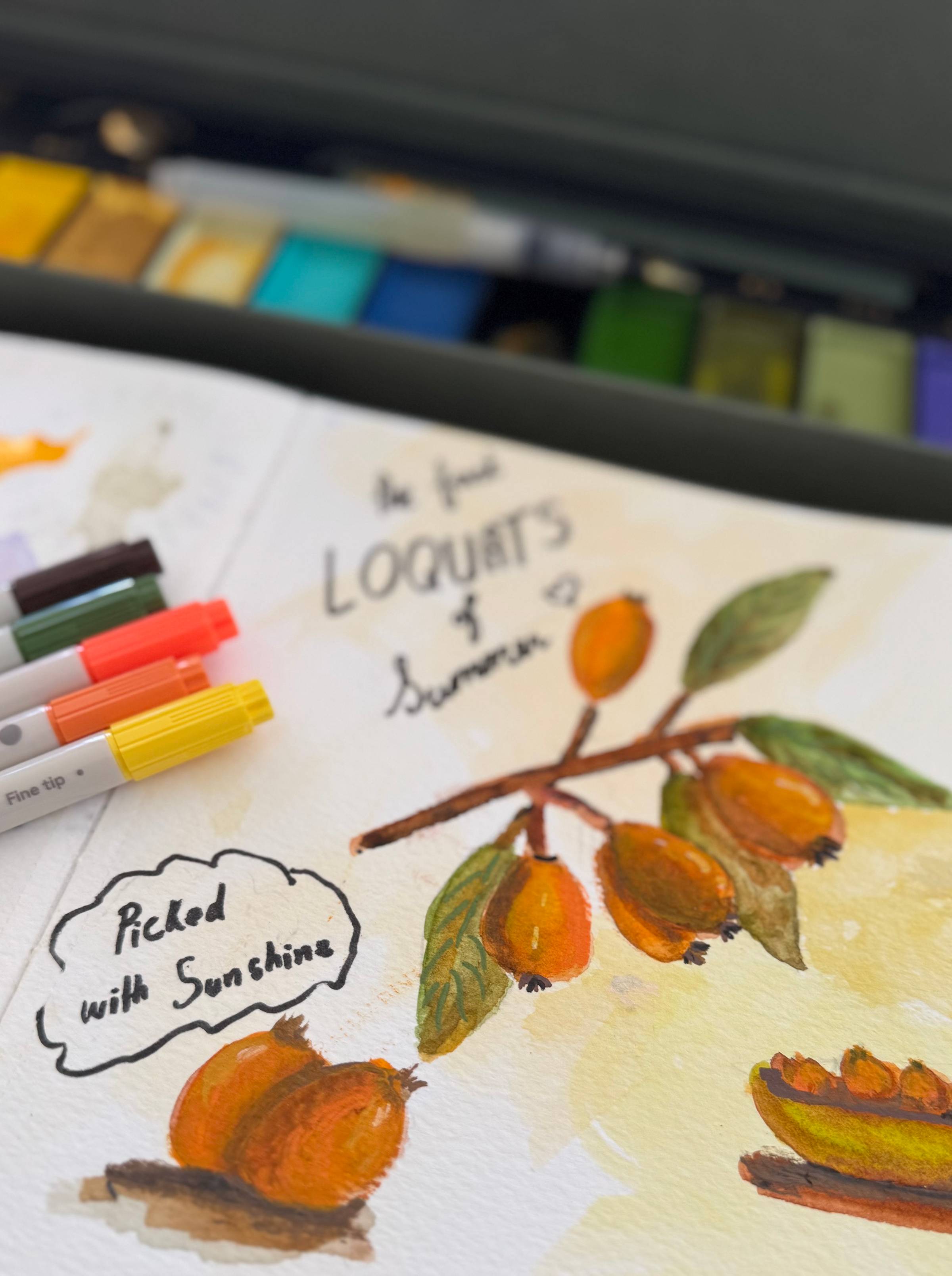 summer harvest art journal