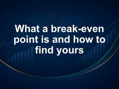 What a break-even point is and how to find yours