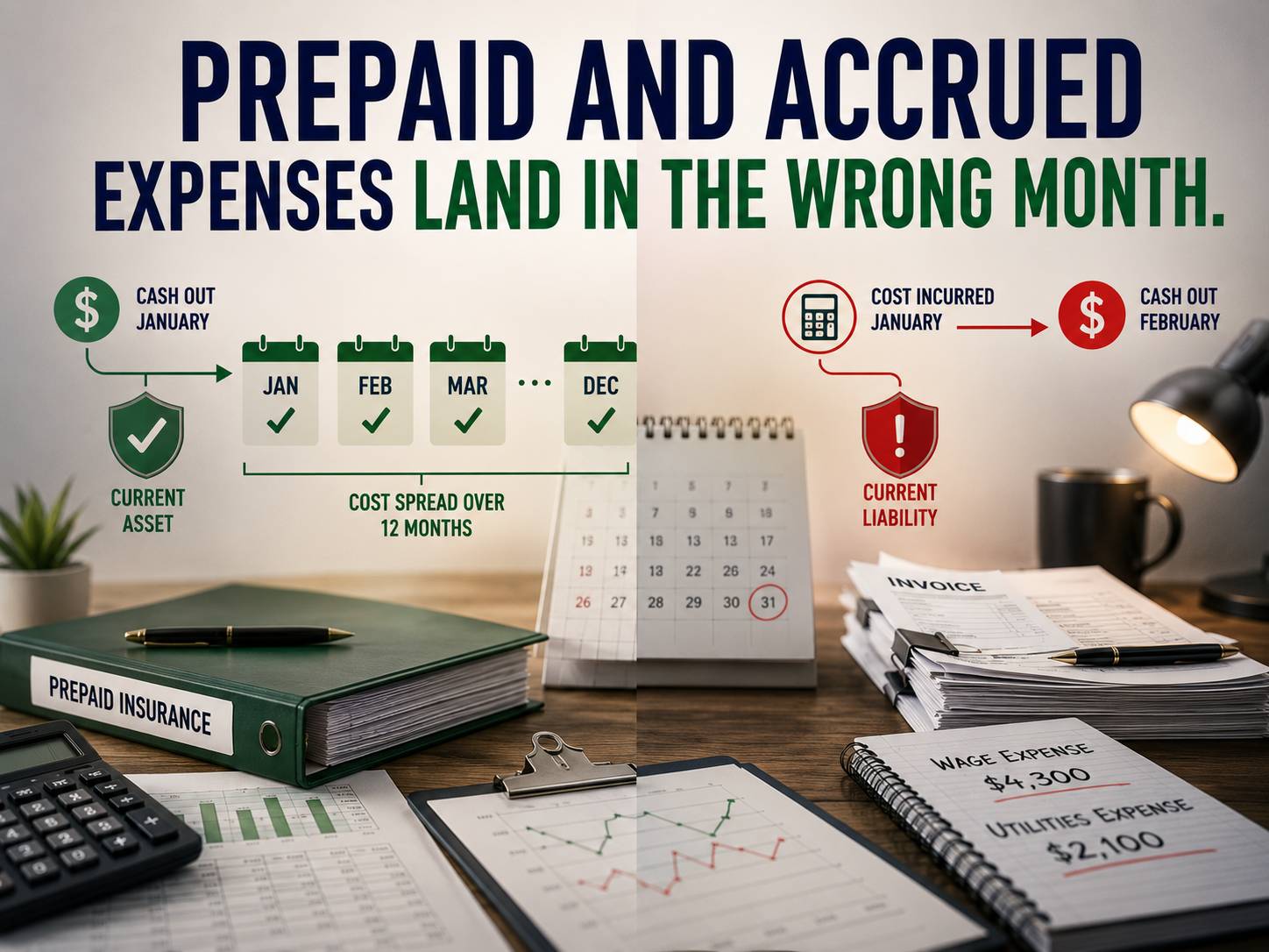 Prepaid and Accrued Expenses Land in the Wrong Month
