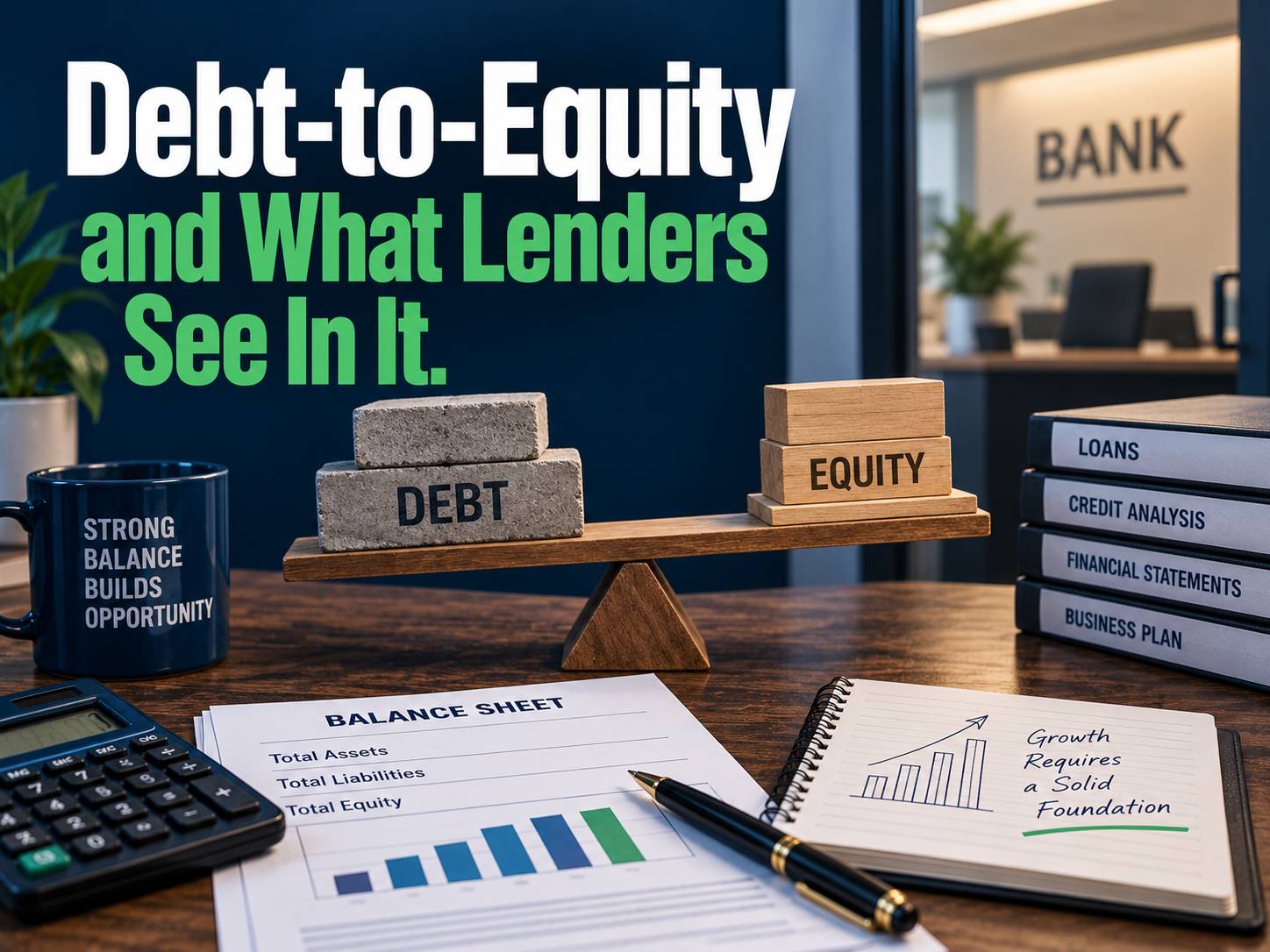 Debt to Equity and What Lenders See In It