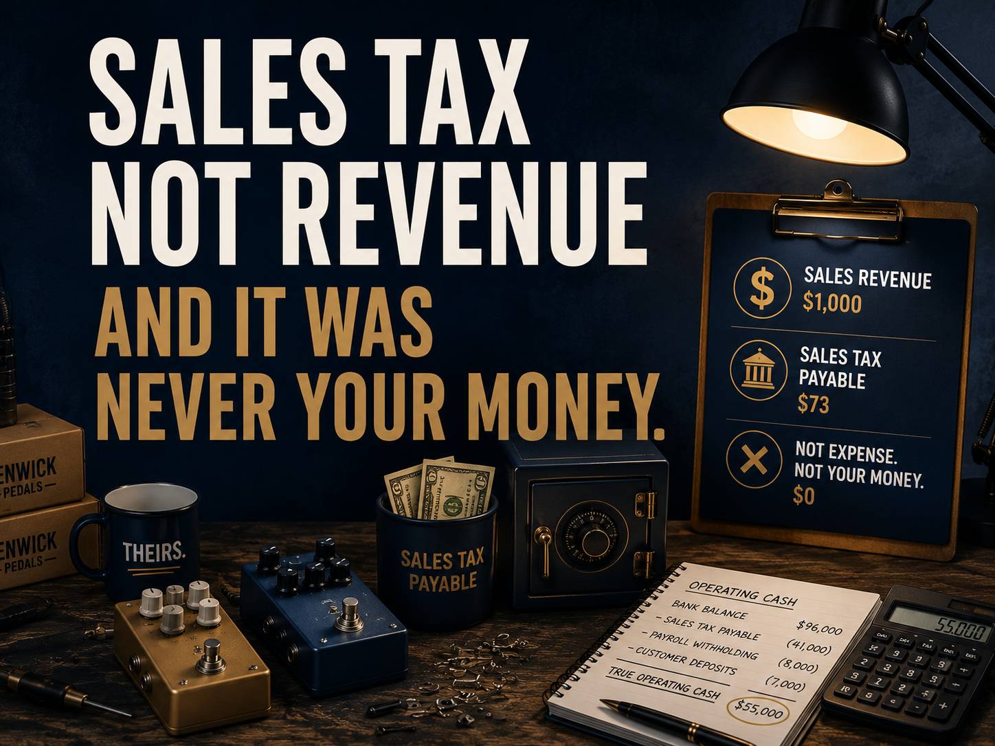 Sales Tax Not Revenue and It Was Never Your Money