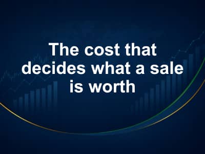 The cost that decides what a sale is worth
