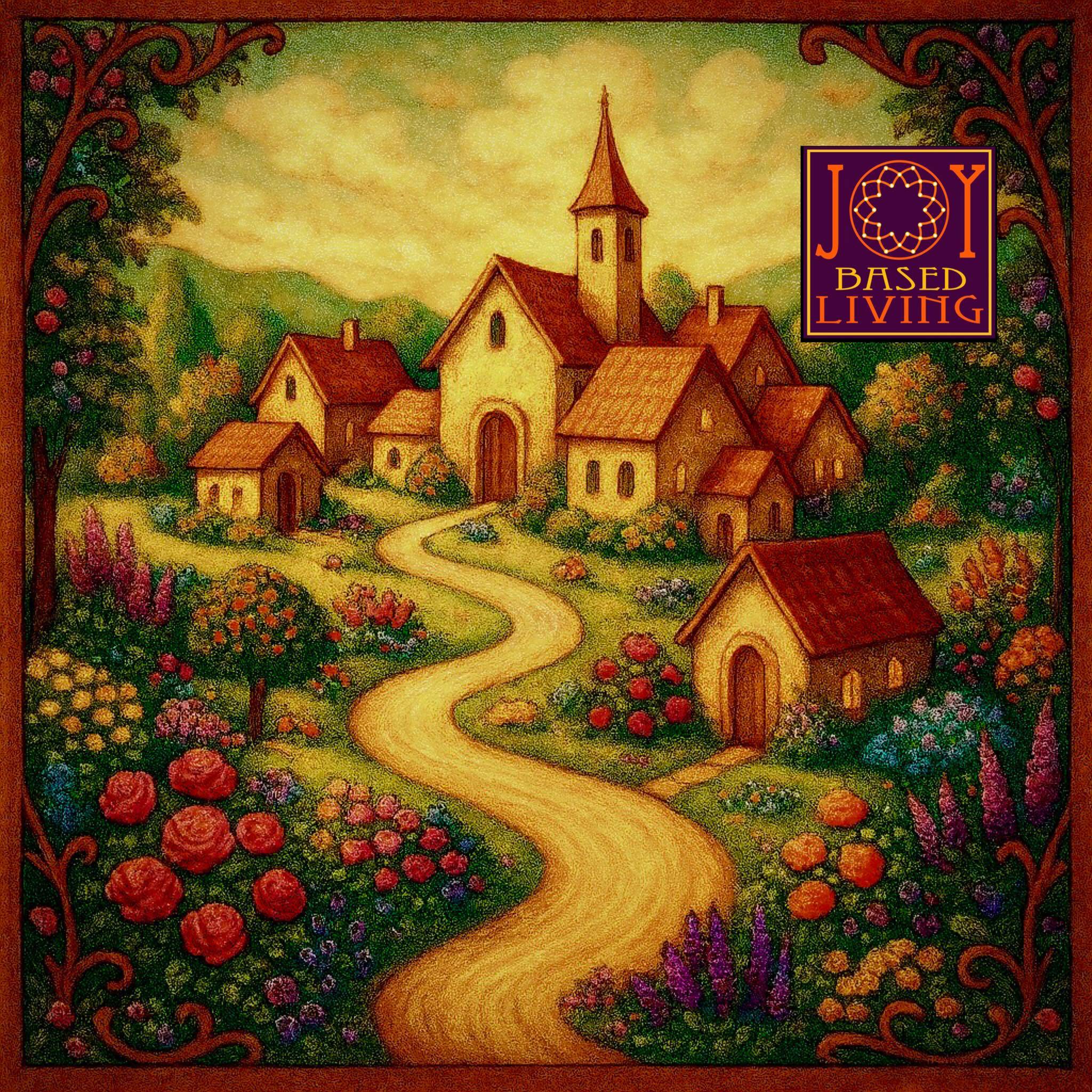A Joy-Based Living Village with Gardens