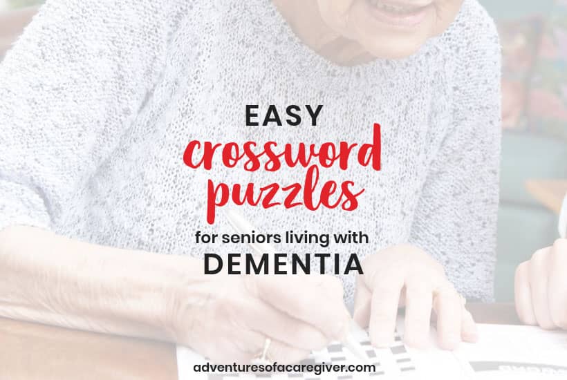 create an alzheimer s friendly crossword puzzle adventures of a caregiver