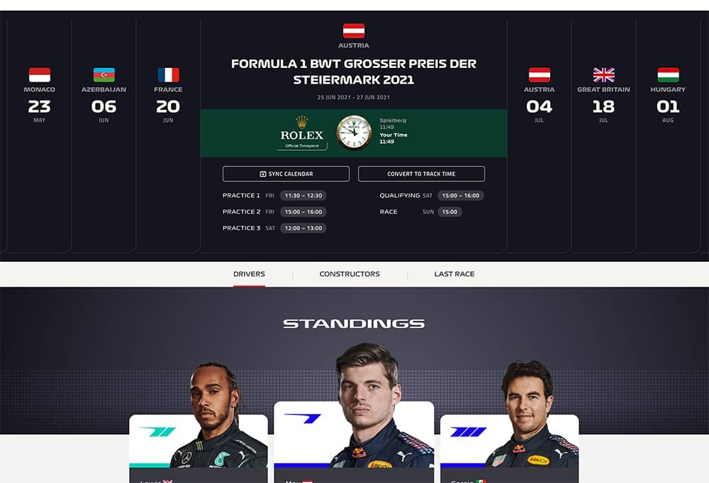 dates and flags