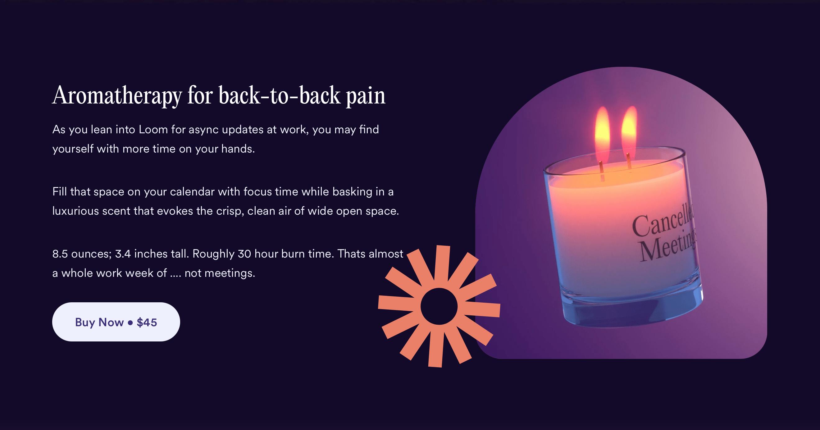 Aromatherapy for back-to-back pain
