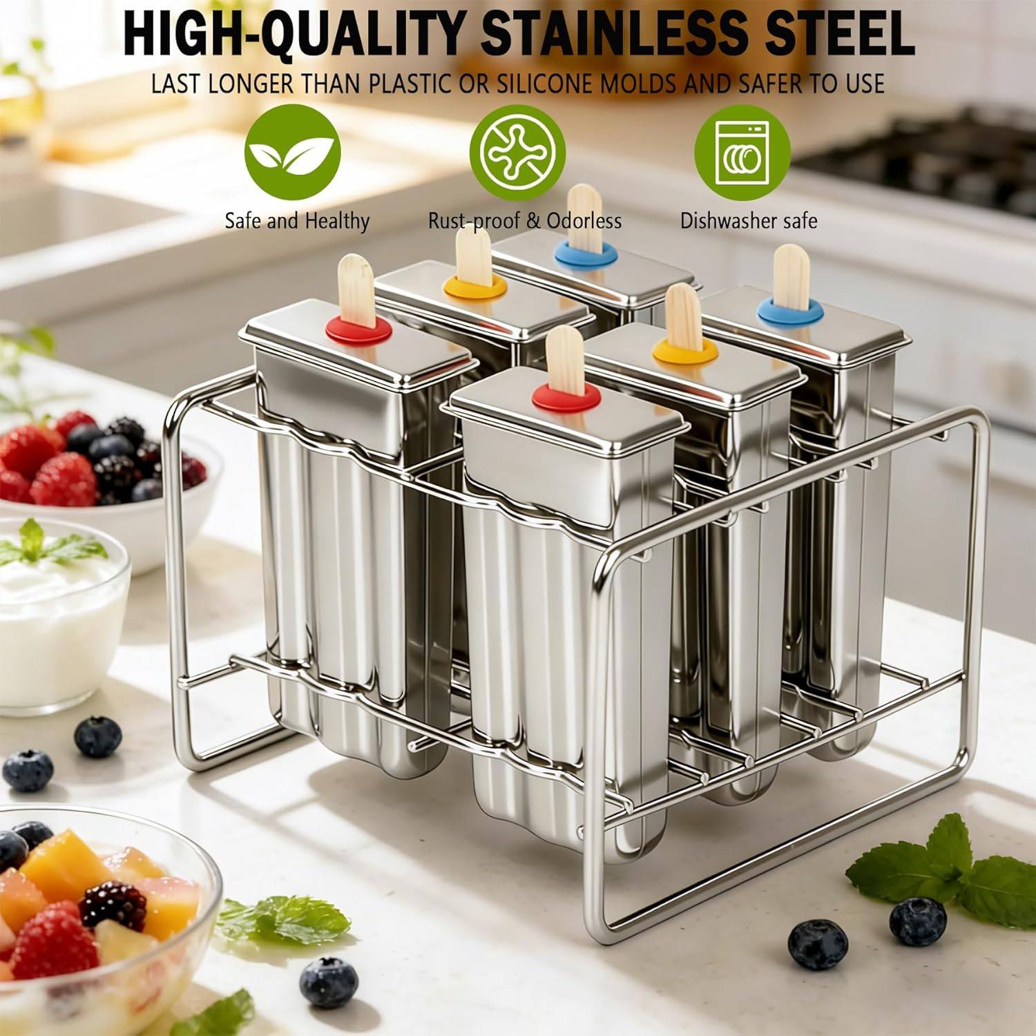 Stainless Steel Popsicle Mold