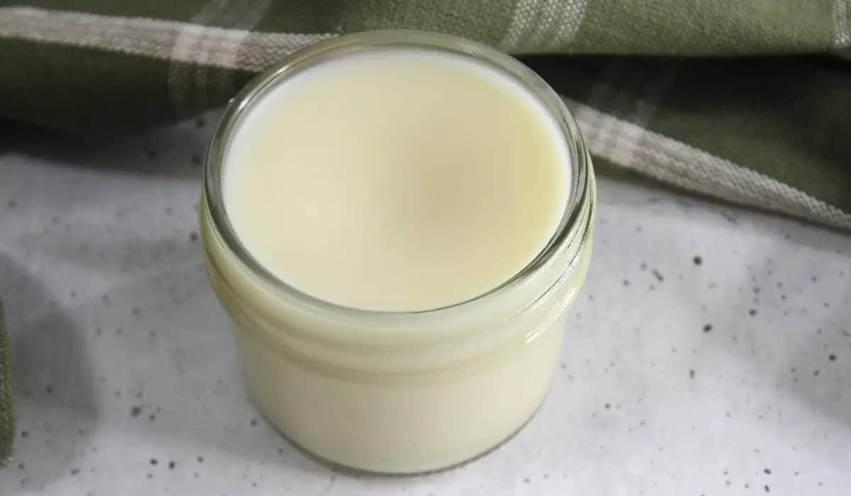 a jar of homemade beard balm