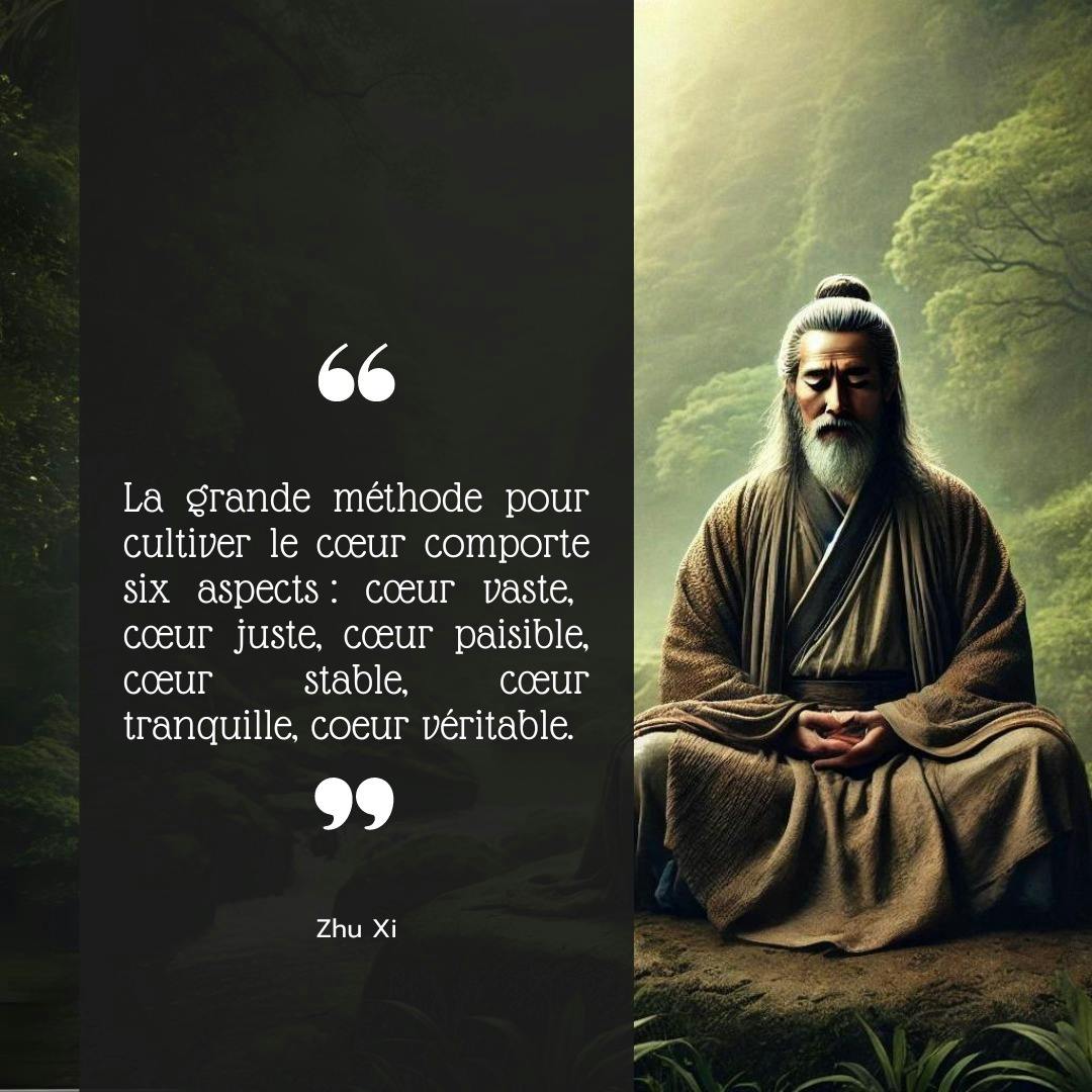 ✨ Le secret du calme réside dans le cœur. En méditation assise, apaiser l'esprit est la clé. 🧘‍♀️ Si l'esprit n'est pas calme, aucune méthode de cultivation ne peut s'enraciner. Le fondement de la méditation est donc la tranquillité de l'esprit, qui passe par la cultivation et l'apaisement du cœur.

« La grande méthode pour cultiver le cœur comporte six aspects : cœur vaste, cœur juste, cœur paisible, cœur stable, cœur tranquille, cœur veritable. » 🎭 Pour y parvenir, chercher à se libérer des désirs trop intenses, de la colère, de la peur, des attachements, et de la compétition est une juste voie.

🔥 La "Porte des mystères " enseigne que l'esprit, lié aux choses, agite le feu intérieur. Lorsque ce feu s'agite, l'essence véritable est troublée. Il est donc crucial d'apaiser l'esprit pour nourrir le souffle et calmer les pensées, puis trouver le calme. 🐣

Le maître Lü Dongbin disait : « Absence de pensées pour trouver la paix, dans la paix le souffle s'équilibre ; quand le souffle s'équilibre, la respiration s'apaise ; quand la respiration s'apaise, on revient à la source ; en revenant à la source, on découvre la véritable nature ; découvrir cette nature est la vérité. »

🌬 Pour apaiser l'esprit, écoutez votre respiration naturellement, sans la contrôler. Observez chaque inspiration et expiration sans intention. 👃
« Vous pouvez aussi compter vos respirations en fixant la pointe de votre nez, jusqu'à ce que l'esprit se calme naturellement. »

Lorsque vous méditez, que ce soit assis ou couché, détendez complètement votre corps. Une pratique correcte apporte un calme physique et apaise l’esprit, sans fatigue ni douleur.
🙏

#meditation #meditant #dao #souffle #taoisme #wudang #qigong #qigongfrance #wudangtaijiquan #taijiquan #calmemental #momentpresent #paixinterieure