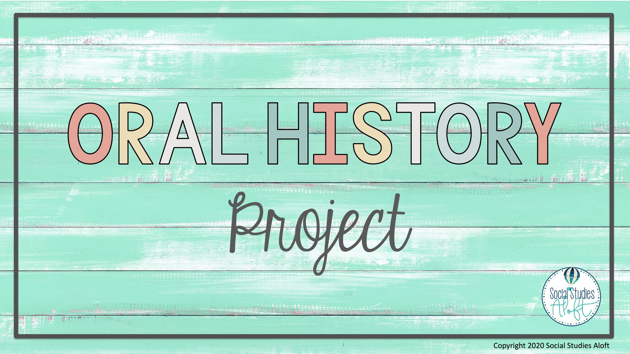 an oral history and research project