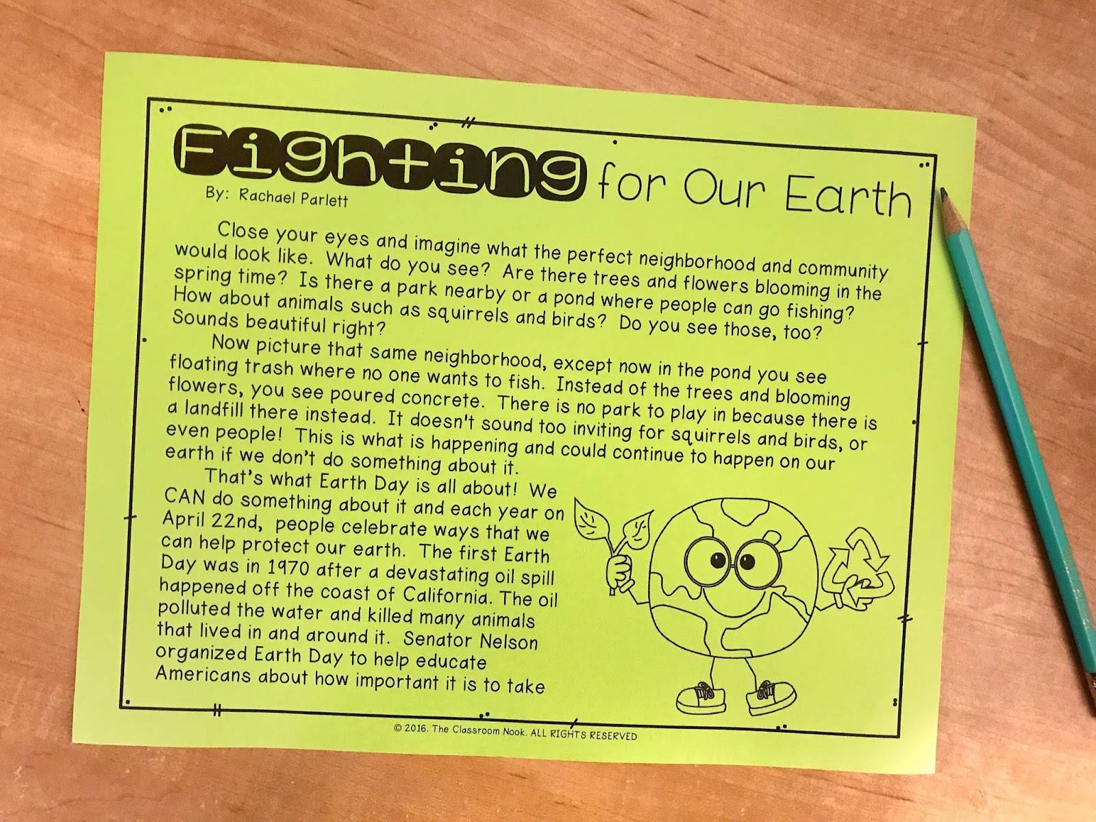 Earth Day Article