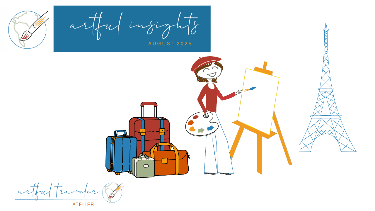 A reflective December note from the Atelier sharing unexpected connections at sea, gratitude for community, and warm holiday wishes to close the year with creativity and heart.