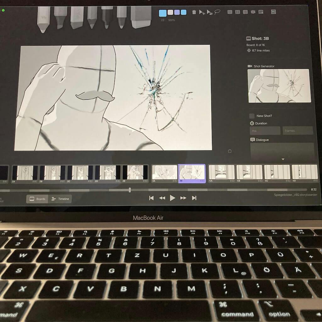 Spiegelbilder Storyboard