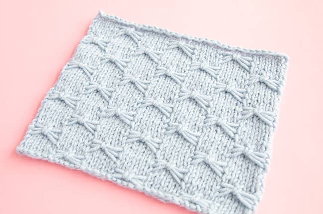 Elongated Rib Check Stitch