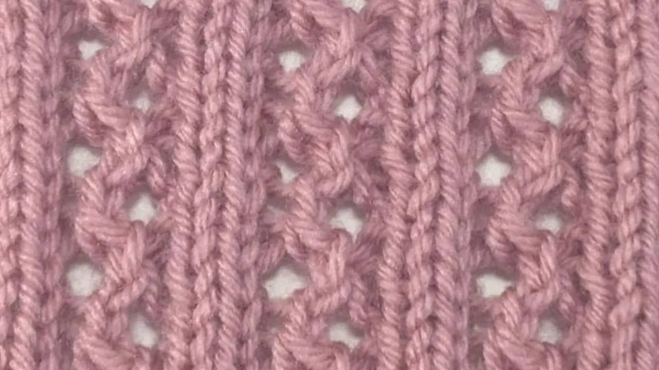 Double Lace Rib Stitch