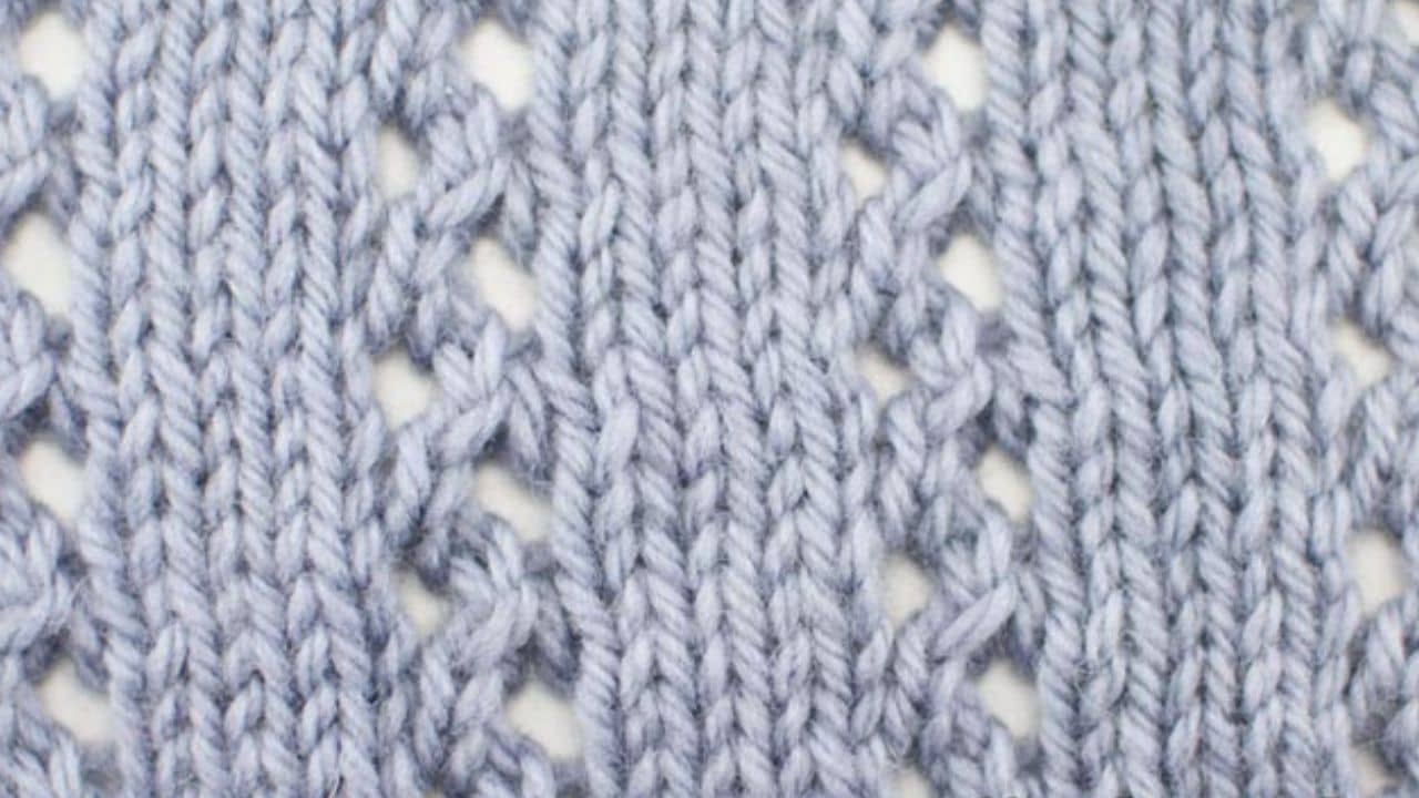 Elongated Rib Check Stitch