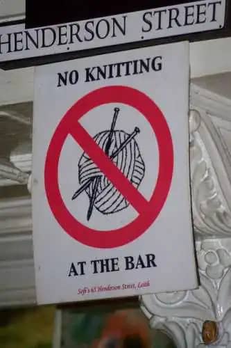 Knitting Doesn't Count As Exercise