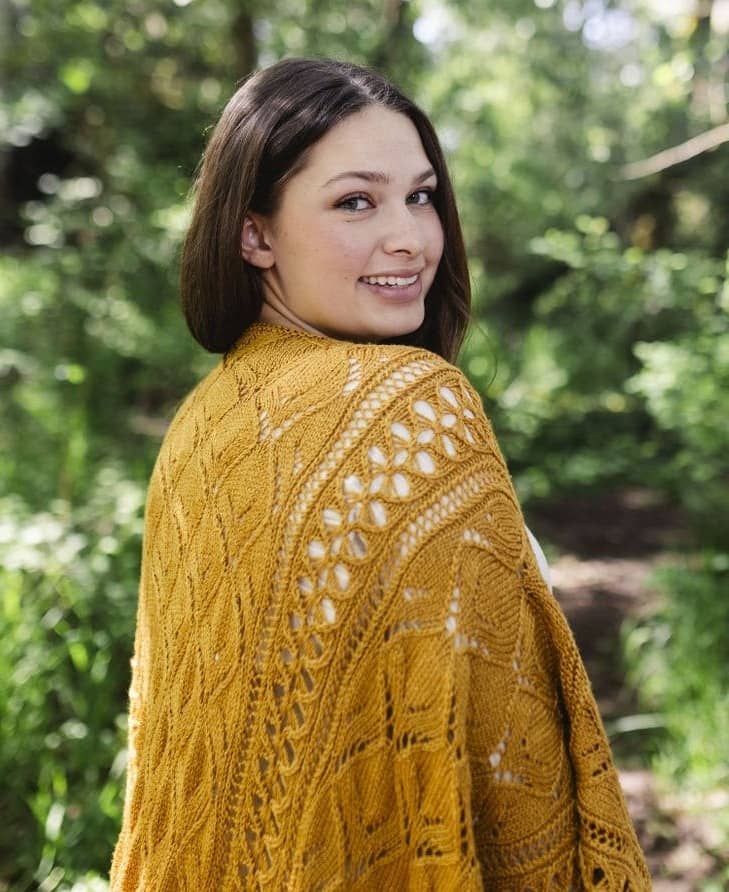 Diatom Shawl by Kerin Dimeler-Laurence