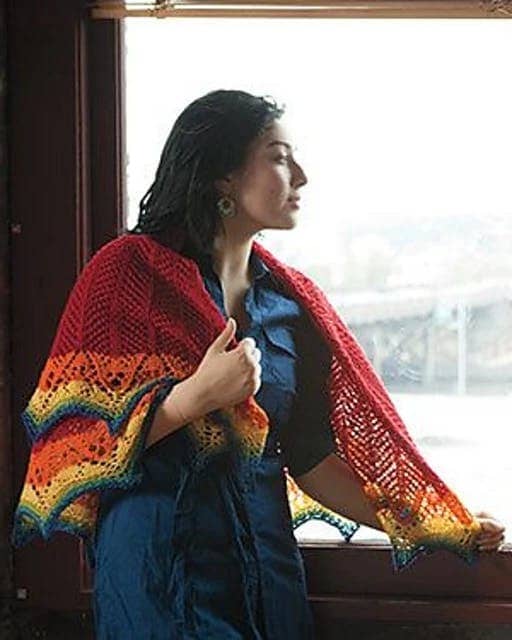 Diatom Shawl by Kerin Dimeler-Laurence